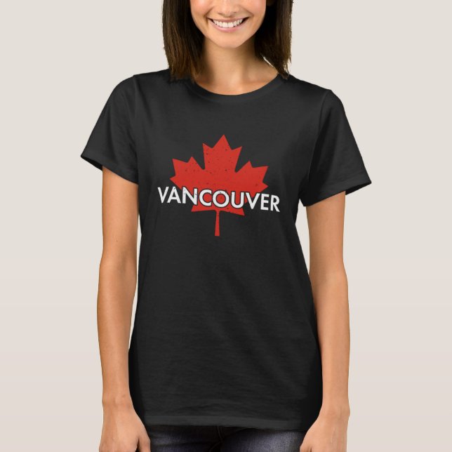T-shirt Canada USA America Hockey Canadian Maple Leaf  10 (Devant)