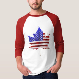 T-shirt Canada USA Souvenir Jersey Shirt - Hommes