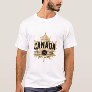 T-shirt Canada Véritable Feuille d'érable libre et solide