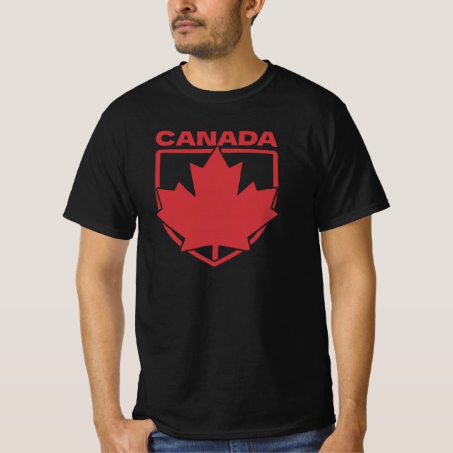 T-shirt Canada World Cup Soccer  (Devant)