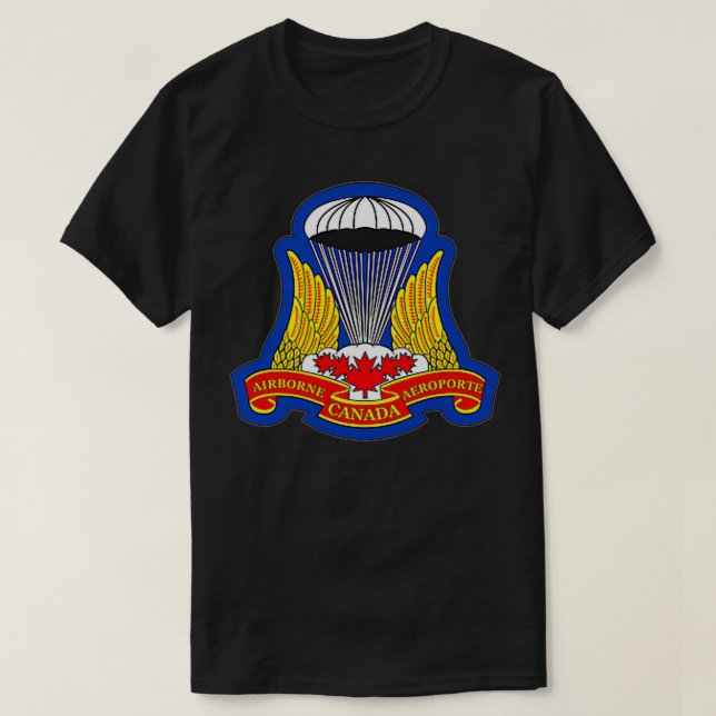 T-shirt Canadian Airborne Regiment  (Design devant)