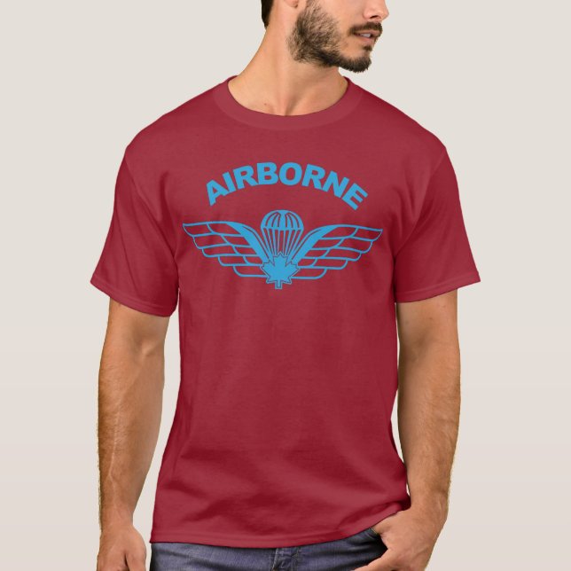 T-shirt Canadian Airborne Wings (Devant)