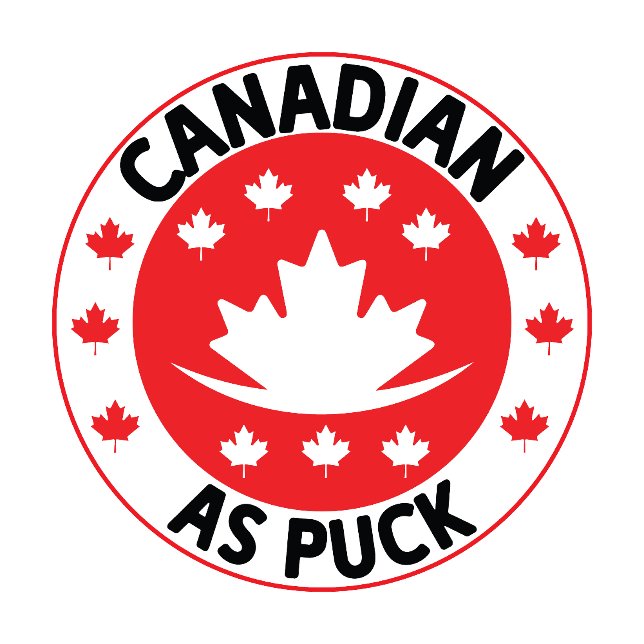 T-shirt Canadian As Puck (Créateur téléchargé)