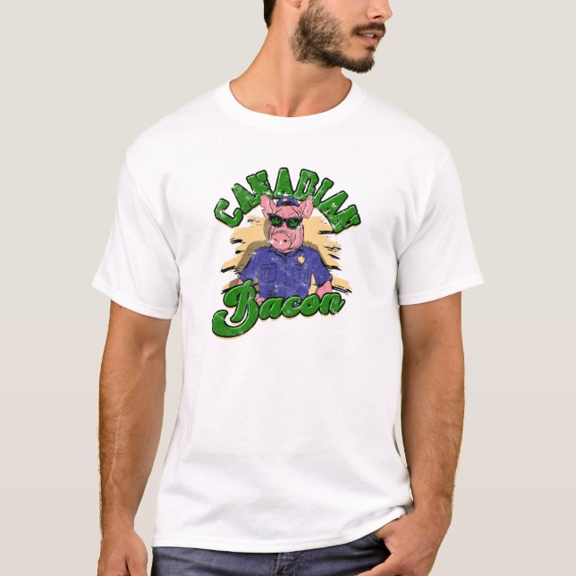 T-shirt Canadian Bacon - mauvaise herbe (Devant)