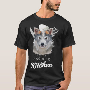 T-shirt Canadian Eskimo Chiot King of the Kitchen Chien Co