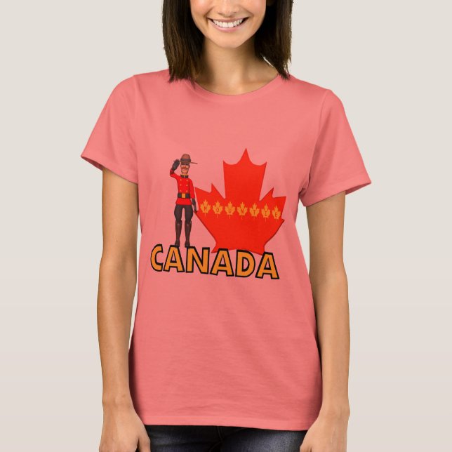 T-shirt Canadian Mounties (Devant)
