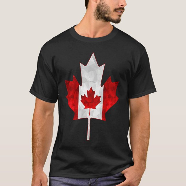 T-shirt canadian roots canada america roots women men (Devant)