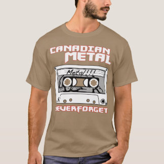 T-shirt CanadianMetalBLANC édité
