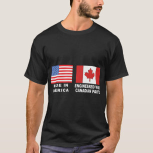 T-shirt canadien américain