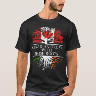 T-shirt Canadien cultivé avec des racines irlandaises