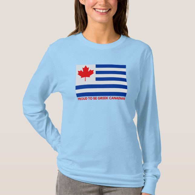 T-shirt Canadien grec (Devant)