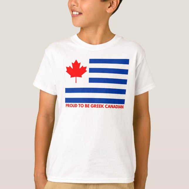 T-shirt Canadien grec (Devant)