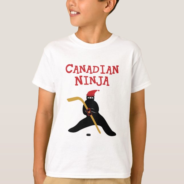 T-shirt canadien Ninja (Devant)