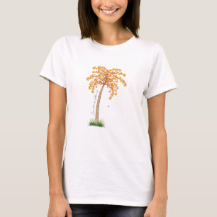 T-shirt Canadiens à l'étranger Palme d'érable par Mukta Ch