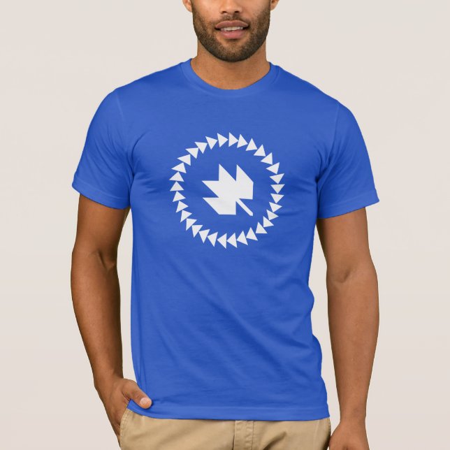 T-shirt Canadiens chez QuiltCon - la chemise bleue des (Devant)
