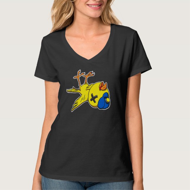 T-shirt Canaire Dans Une Mine De Charbon Oiseau & Miner Ca (Devant)