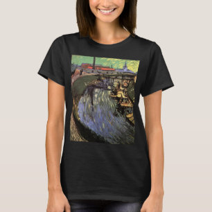 T-shirt Canal avec des femmes lavant par Vincent van Gogh