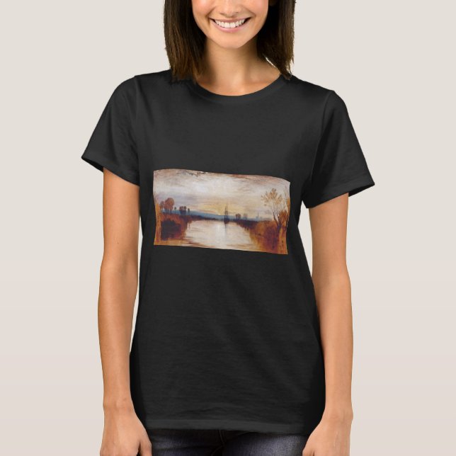 T-shirt Canal de Chichester par Joseph William Turner (Devant)