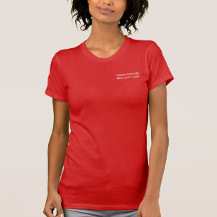 T-shirt Canal de Panama Première fois avant et arrière bla