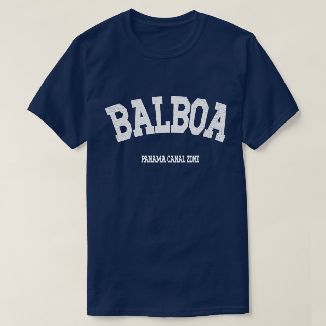 T-shirt Canal de Panama Zone : Balboa Sweatshirt (Design devant)