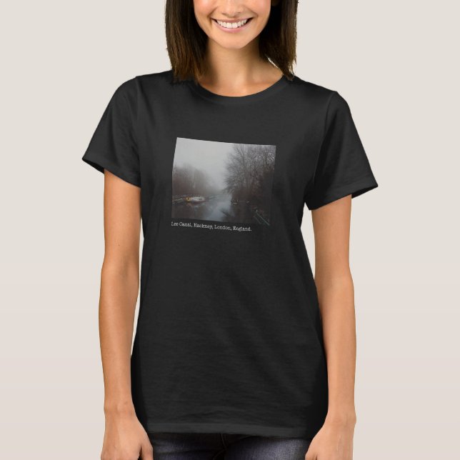 T-shirt Canal Mike Trow Lee Hackney Londres Angleterre (Devant)