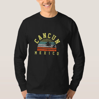 T-shirt Canal Yun Mexico Palmier Coucher de soleil