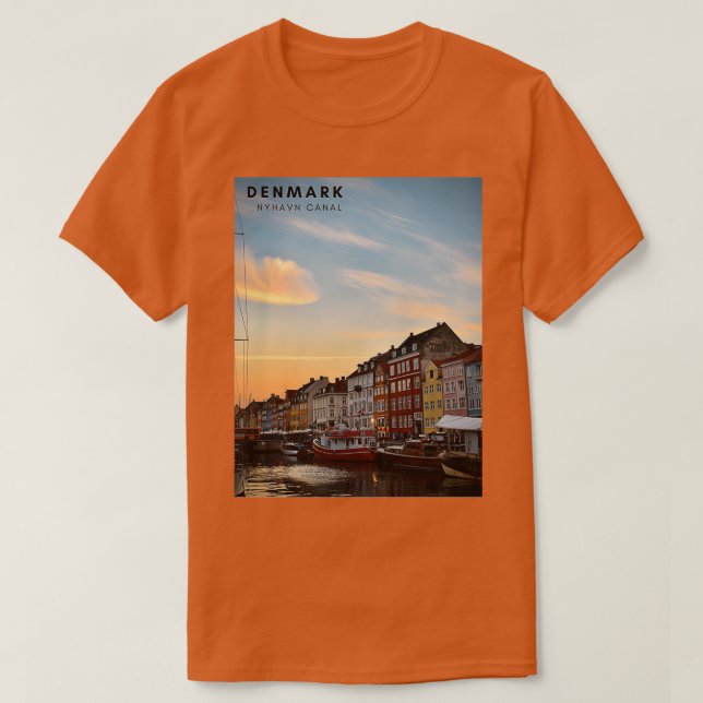 T-shirt Canaldenmark de Nyhavn (Design devant)