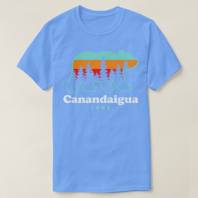 T-shirt Canandaigua Lake NY Finger Lakes Naples NY (Design devant)