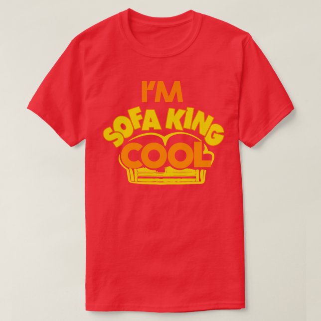 T-shirt canapé king cool (Design devant)