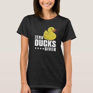 T-shirt Canard à canard Zéro Canard Donné Enfants
