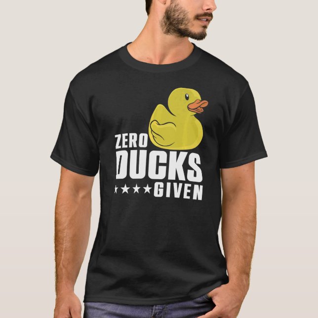 T-shirt Canard à canard Zéro Canard Donné Enfants (Devant)