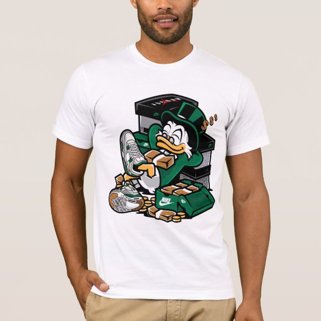 T-shirt Canard à tête de baskets (Devant)
