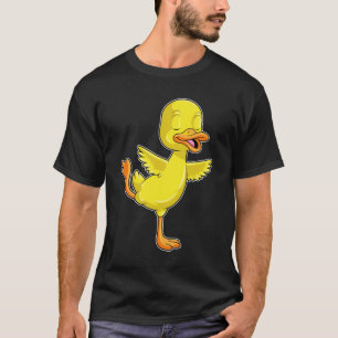 T-shirt Canard au Yoga Fitness sur une jambe