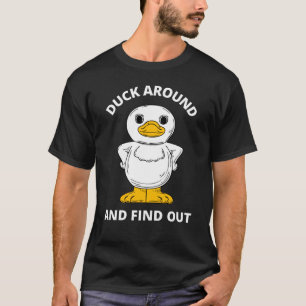 T-shirt Canard Autour Et Découvrez