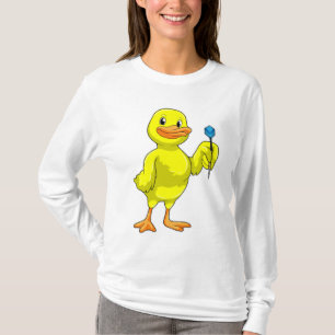T-shirt Canard aux fléchettes avec tarte