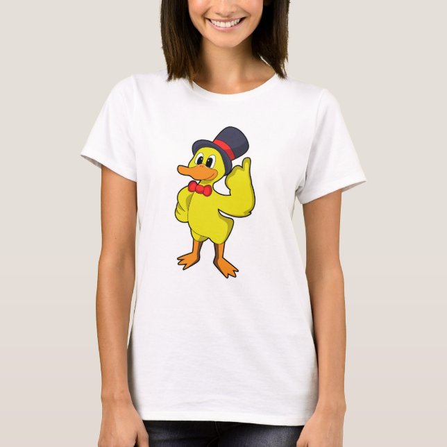 T-shirt Canard avec Casquette (Devant)