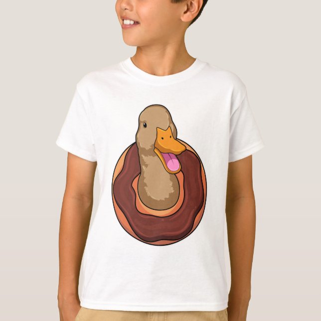 T-shirt Canard avec Donut (Devant)