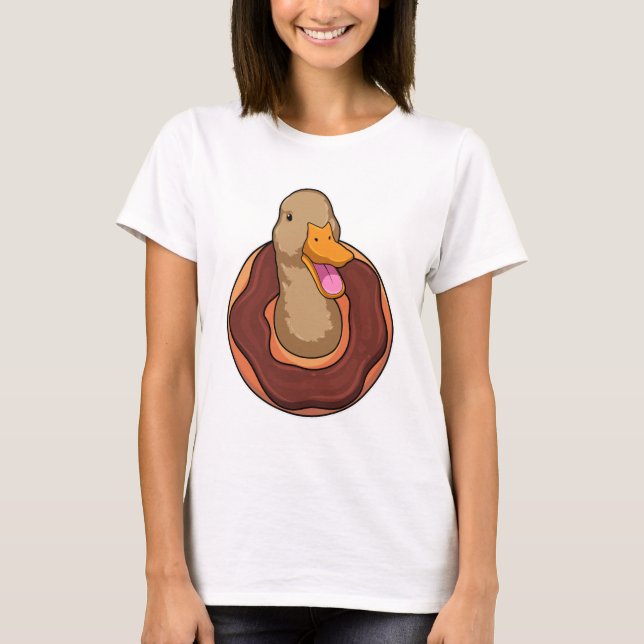 T-shirt Canard avec Donut (Devant)