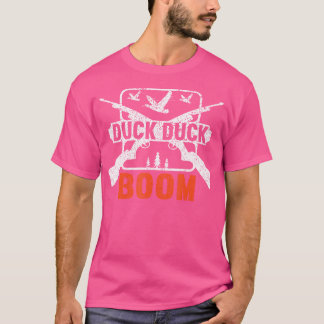 T-shirt Canard Canard Boom Chasse Canards Chasse Amusante