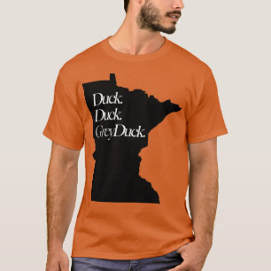 T-shirt Canard canard du Minnesota Canard gris Canard