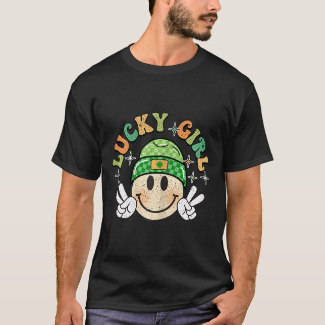 T-shirt Canard chanceux drôle de la Saint-Patrick  (Devant)