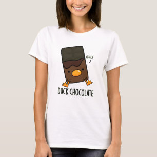 T-shirt Canard Chocolat Funny Dark Chocolate Pun
