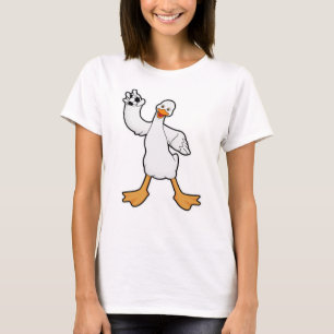 T-shirt Canard comme joueur de handball avec Handball
