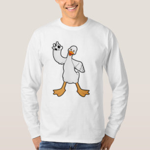 T-shirt Canard comme joueur de handball avec Handball