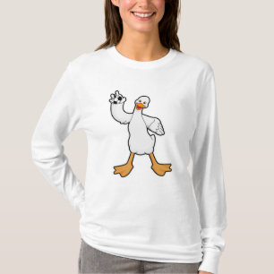 T-shirt Canard comme joueur de handball avec Handball