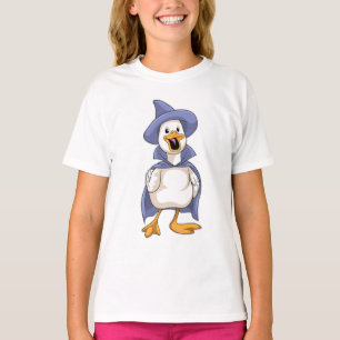 T-shirt Canard comme sorcière avec Casquette