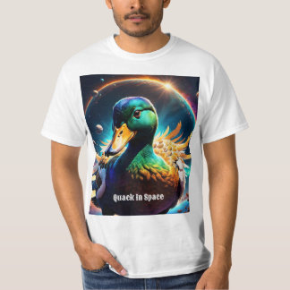 T-shirt "Canard cosmique : un voyage dynamique à travers l