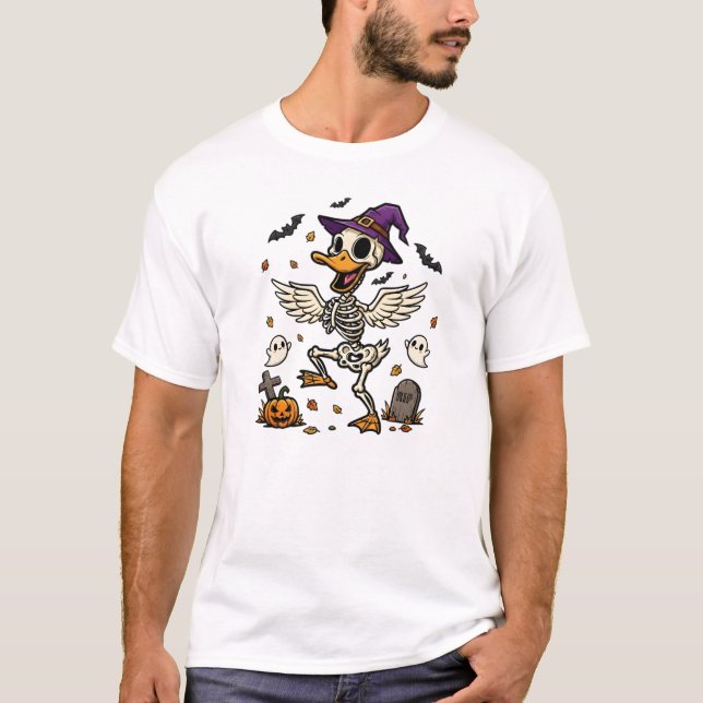 T-shirt Canard de danse Halloween (Devant)