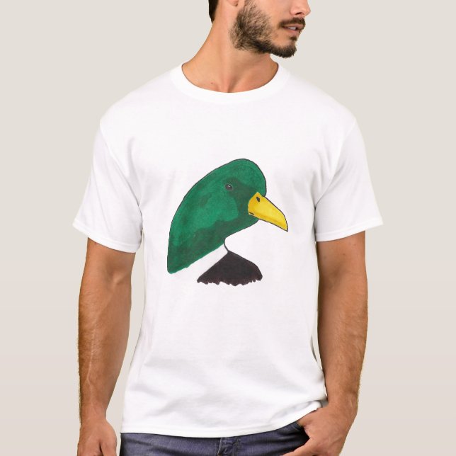 T-shirt Canard de Majard dessiné à la main (Devant)