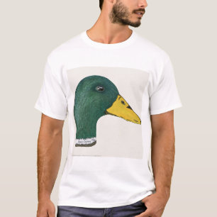 T-shirt Canard de Mallard (Drake), aquarelle
